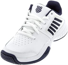 img 4 attached to Men's White K 👟 Swiss Court Express Tennis Sneaker