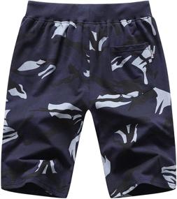 img 3 attached to Classic Drawstring Elastic Pockets Camouflage Boys' Clothing