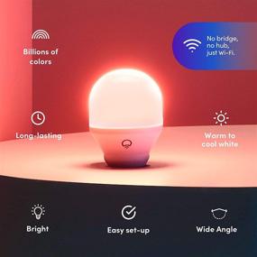 img 3 attached to 🌈 LIFX Color 800Lm Edison Screw: Brilliant Smart Lighting for a Vibrant Ambiance