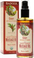 badger ginger tissue massage ounce logo