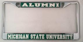 img 1 attached to 🎓 Alumni License Plate Frame for Michigan State University