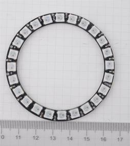 img 3 attached to 🔮 24 X WS2812 WS2812B 5050 RGB LED Ring Lamp Light: Ideal for Arduino and Raspberry Pi Projects