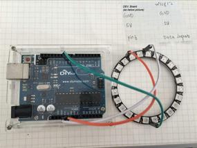 img 1 attached to 🔮 24 X WS2812 WS2812B 5050 RGB LED Ring Lamp Light: Ideal for Arduino and Raspberry Pi Projects