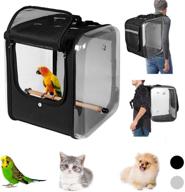 🐾 yudodo airline approved pet cat backpack carrier - breathable, foldable & spacious capsule design for traveling with dogs/cats logo