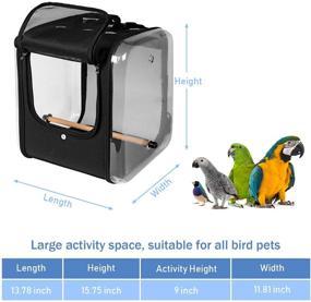 img 3 attached to 🐾 YUDODO Airline Approved Pet Cat Backpack Carrier - Breathable, Foldable & Spacious Capsule Design for Traveling with Dogs/Cats