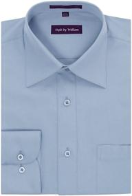 img 4 attached to 👔 Men's Clothing: Style William Regular Dress Shirt