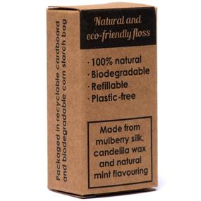 img 1 attached to 🌿 Environmentally-Friendly Biodegradable Silk Dental Floss Refills: Two 30m Spools, Plastic-Free Packaging