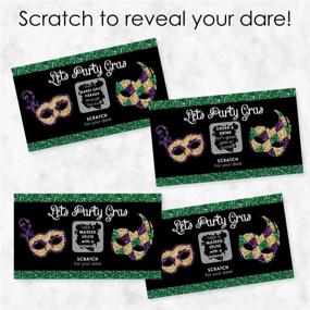 img 2 attached to Big Dot Happiness Mardi Gras Event & Party Supplies and Party Games & Activities