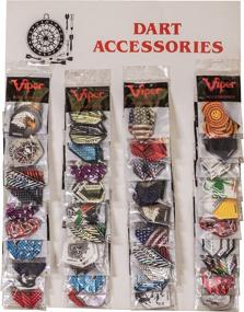 img 1 attached to 🎯 Dart Flights Display Card: 40 Sets of Viper Assorted Dimplex Flights (Standard and Slim), 120 Pieces