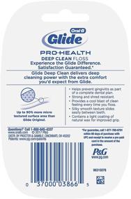 img 2 attached to 🦷✨ Oral-B Glide Pro-Health Deep Clean Cool Mint Floss, 40 meters (Pack of 6)