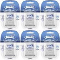 🦷✨ oral-b glide pro-health deep clean cool mint floss, 40 meters (pack of 6) logo