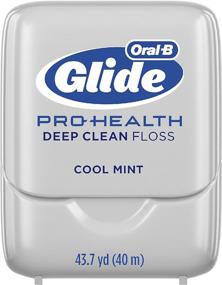 img 1 attached to 🦷✨ Oral-B Glide Pro-Health Deep Clean Cool Mint Floss, 40 meters (Pack of 6)