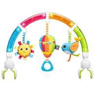 🌈 enhance your baby's sensory development with the benbat rainbow dazzle friends play bar: a versatile baby stroller arch toy! logo
