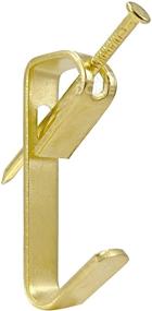 img 3 attached to 🖼️ HangDone Picture Hangers 25-Pack: Sturdy Brass Plated Hooks, Supports up to 30 lbs!