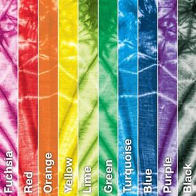 img 1 attached to Vibrant Rainbow Tie-Dye Refill Pack - Tulip One-Step Tie-Dye Kit, 30 Colors