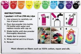 img 2 attached to Vibrant Rainbow Tie-Dye Refill Pack - Tulip One-Step Tie-Dye Kit, 30 Colors