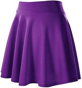 img 2 attached to 👗 Versatile Stretchy Women's Apparel and Skirts by Urban CoCo