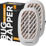 2-pack plug-in bug zapper: effective indoor mosquito trap and gnat killer for fruit flies and flying insects logo