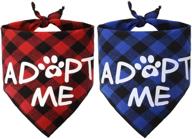 jpb 2 pack dog bandanas for adoption - adopt me design логотип