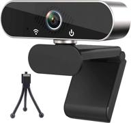 high-definition webcam with built-in mic: usb web camera for pc, laptop or desktop, ideal for streaming, video conferencing on zoom, skype, teams, youtube and facetime logo