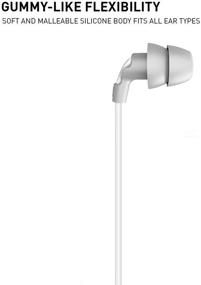 img 2 attached to 🎧 Soft Silicone Sleep Earphone: Perfect Solution for Insomnia, Side Sleepers, Snoring - White