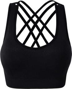 img 3 attached to Seamless Strappy Fitness Running Sportswear Outdoor Recreation