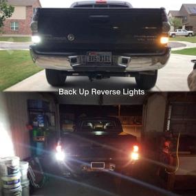 img 3 attached to 🔆 Упаковка ламп iBrightstar LED для Toyota Tacoma 2005-2021 | Очень яркие светодиодные лампы для внутреннего освещения (карта, свод, люстра) + лампы для зеркала-туалетного столика + лампы для номерного знака + задние световые сигналы заднего хода | Белый