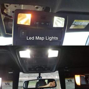 img 1 attached to 🔆 Упаковка ламп iBrightstar LED для Toyota Tacoma 2005-2021 | Очень яркие светодиодные лампы для внутреннего освещения (карта, свод, люстра) + лампы для зеркала-туалетного столика + лампы для номерного знака + задние световые сигналы заднего хода | Белый