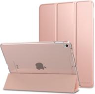 📱 moko rose gold ipad air (3rd gen) case - slim lightweight stand cover with translucent frosted back - auto wake/sleep - 10.5 inch ipad pro 2017/2019 logo