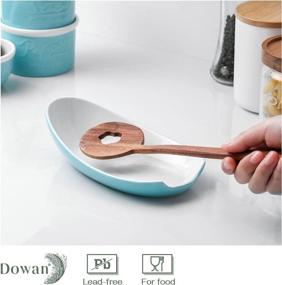 img 1 attached to 🏡 DOWAN Kitchen Farmhouse Accessories: Breathe Life into your Kitchen with Turquoise Beauty