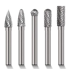 img 4 attached to 💎 XCSOURCE 6X8MM Tungsten Carbide Burrs: Premium Rotary Drill Die Grinder Carving Bits - Set of 1 for Precision and Efficiency (BI044)