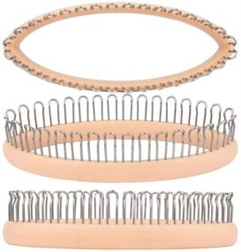 img 1 attached to Coopay Sock Loom Kit - Round Knitting Board with Loom Pick Tool & Needles, Durable & Safe - Creativity for Kids Small Knitting Loom Kit - Perfect for Socks, Hats, Leg & Arm Warmers, Scarves & More