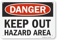 smartsign plastic safety legend danger logo