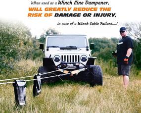 img 3 attached to 🔧 Набор для аварийных выездов GearAmerica Off-Road: Основные аксессуары для лебедки 4x4 для эффективного аварийного выезда вне дороги.