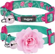 🐱 enhance safety and style with blueberry pet's all-in-one breakaway cat collars – now with personalization! logo