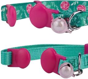 img 1 attached to 🐱 Enhance Safety and Style with Blueberry Pet's All-in-One Breakaway Cat Collars – Now with Personalization!