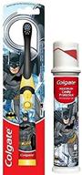 🦇 оптимизированный набор: электрическая зубная щетка бэтмена и фторидная зубная паста для детей логотип