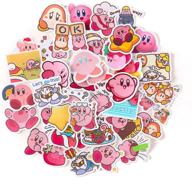 🌟 pack of 40 cute cartoon kirby star stickers – ideal for suitcase, skateboard, laptop, luggage, fridge, phone, car – diy decal sticker toys logo
