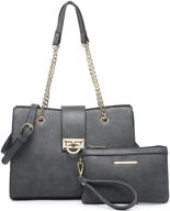 👜 dasein fashion shoulder matching monogrammed women's handbags, wallets, and totes - style meets function! logo