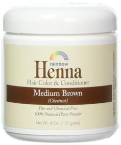 img 2 attached to Persian Brown Chestnut Henna Hair Color and Conditioner - Rainbow Research (4 oz)