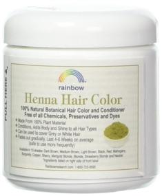 img 1 attached to Persian Brown Chestnut Henna Hair Color and Conditioner - Rainbow Research (4 oz)