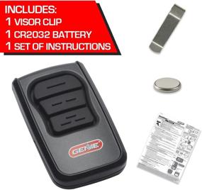 img 2 attached to GenieMaster GM3T-R: Universal Remote for Genie Garage Door 🧞 Openers since 1993 with Intellicode Technology and 9/12 Dipswitch Compatibility