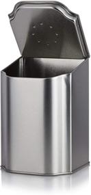 img 1 attached to Silver Hinged Stainless Coffee Container Kitchen & Dining