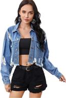 🔥 fashion-forward and trendy: introducing soly hux women's ripped casual clothing logo
