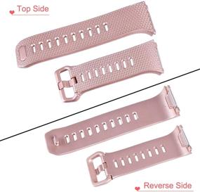 img 3 attached to [4 Pack] Sport Bands Compatible With Fitbit Ionic Bands For Women Men