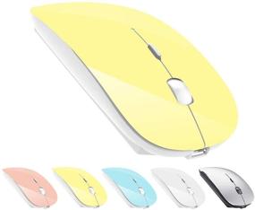 🖱️ rechargeable bluetooth mouse - wireless mouse for macbook pro and pc laptop computer logo