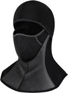 winter ski mask: rotto balaclava - thermal full face mask for motorcycle riding, cycling, wind resistance logo