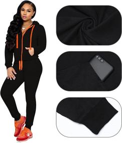 img 1 attached to FANDEE Tracksuit Sweatsuits Tracksuits Pockets Sports & Fitness for Team Sports