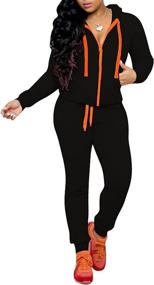 img 3 attached to FANDEE Tracksuit Sweatsuits Tracksuits Pockets Sports & Fitness for Team Sports