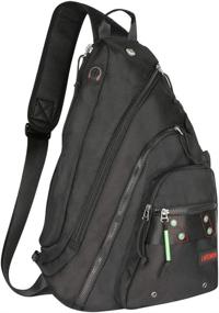 img 4 attached to Backpack Laptop Crossbody Larswon Shoulder